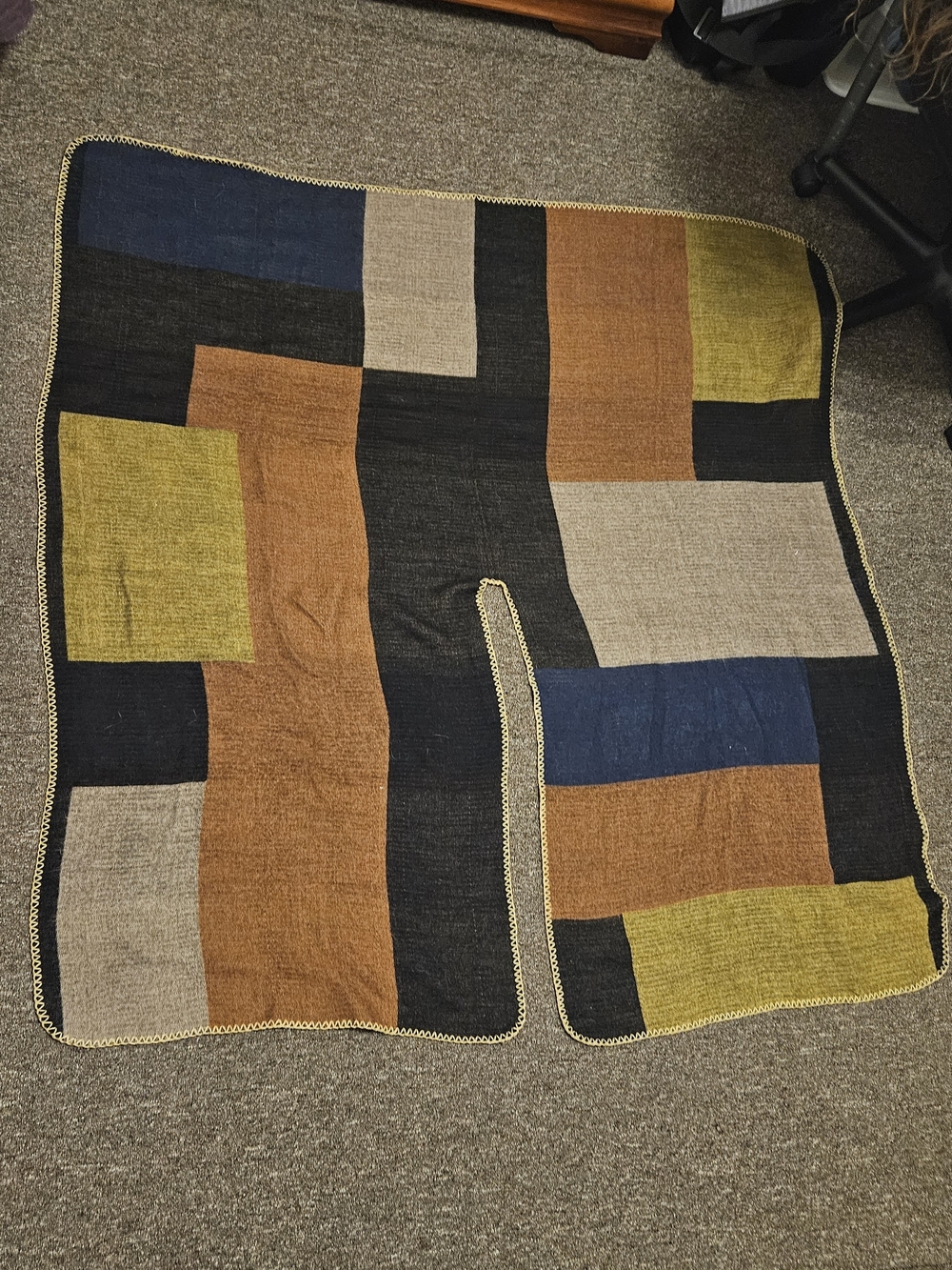 Women's Multi-Color Patchwork Shawl
